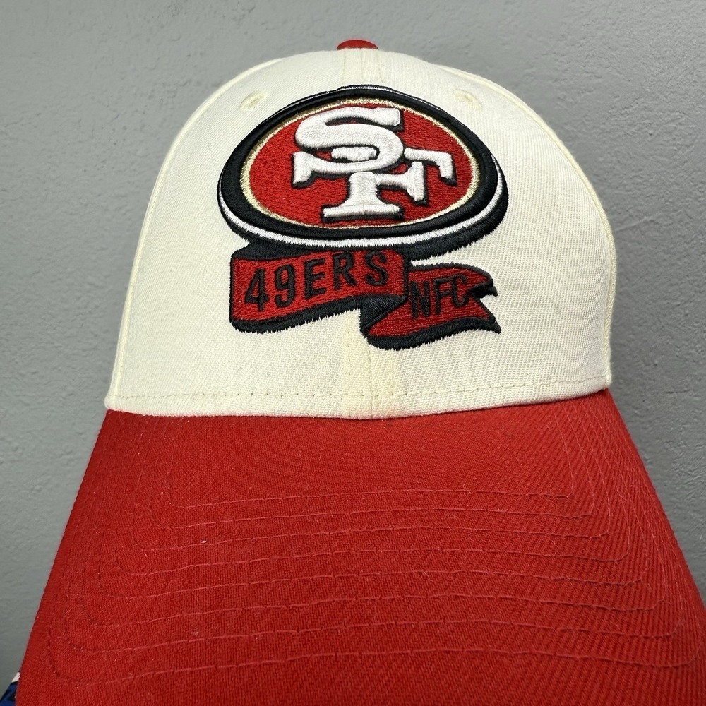 San Francisco 49ers Hat Mens New Era Mesh Script 9Fifty Snapback Football - Picture 6 of 9